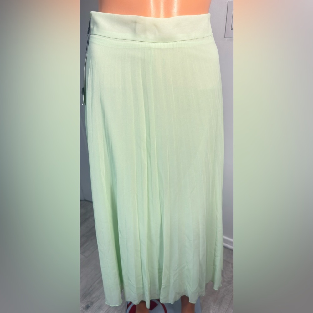 Zara Light Green A-Line Skirt - Picture 5 of 12